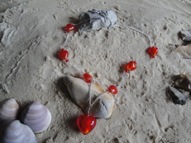 Red Heart Necklace