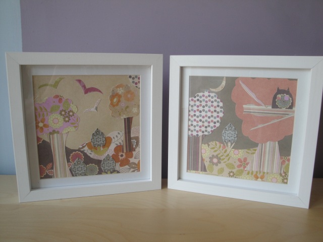 Woodland Scene Framed Picture Pair