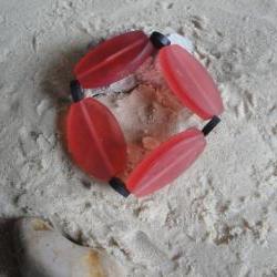 Watermelon-Black Bracelet