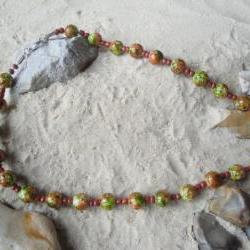 Brown-Green Necklace