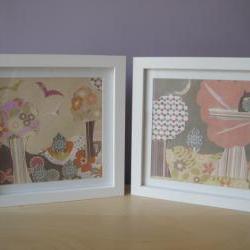 Woodland Scene Framed Picture Pair